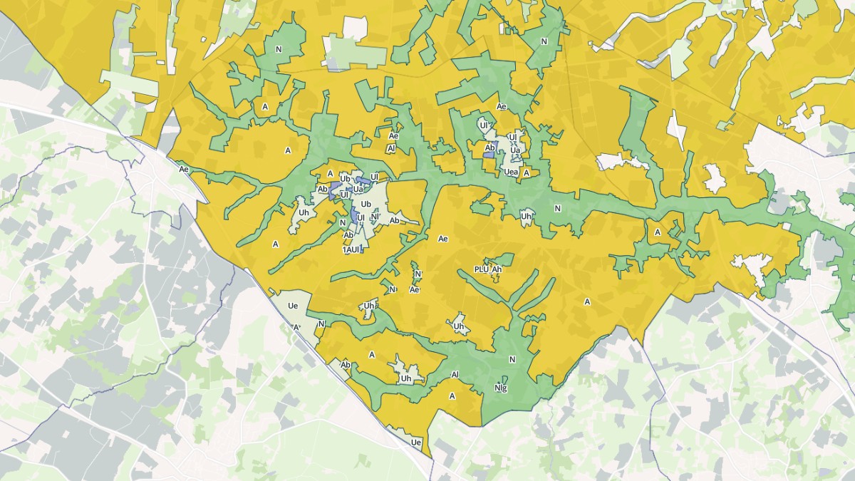 Aperçu cartographique de Vigneux-de-Bretagne, centré sur la commune