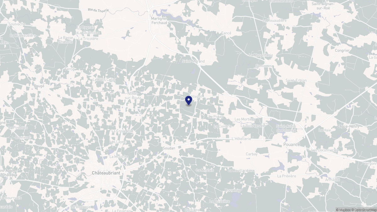 Aperçu cartographique de Villepot, centré sur la commune