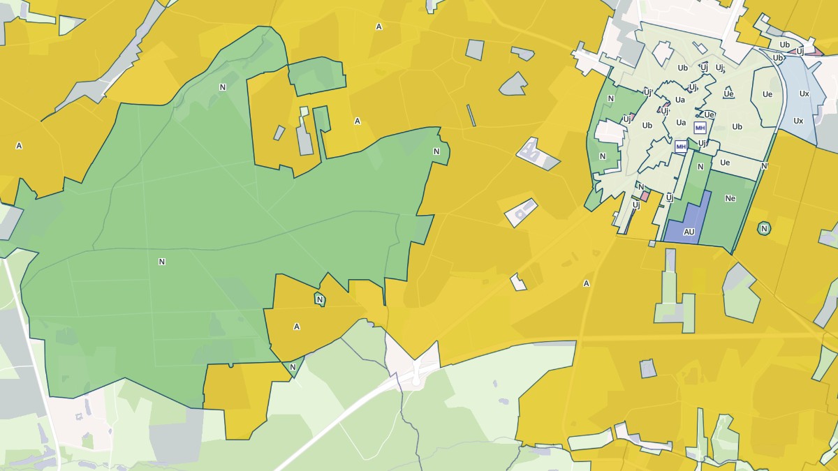 Aperçu cartographique de Bellegarde, centré sur la commune