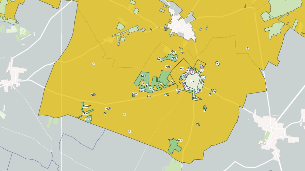 Aperçu cartographique de Boësses, centré sur la commune