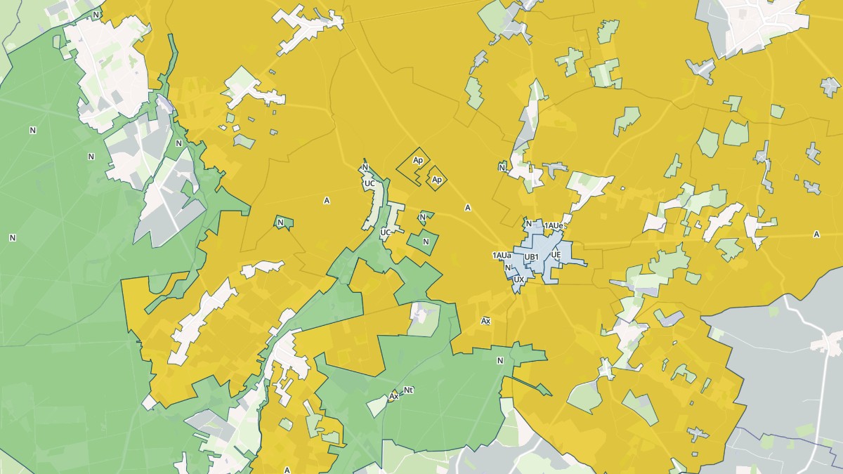 Aperçu cartographique de Boiscommun, centré sur la commune