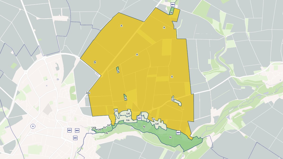Aperçu cartographique de Bondaroy, centré sur la commune