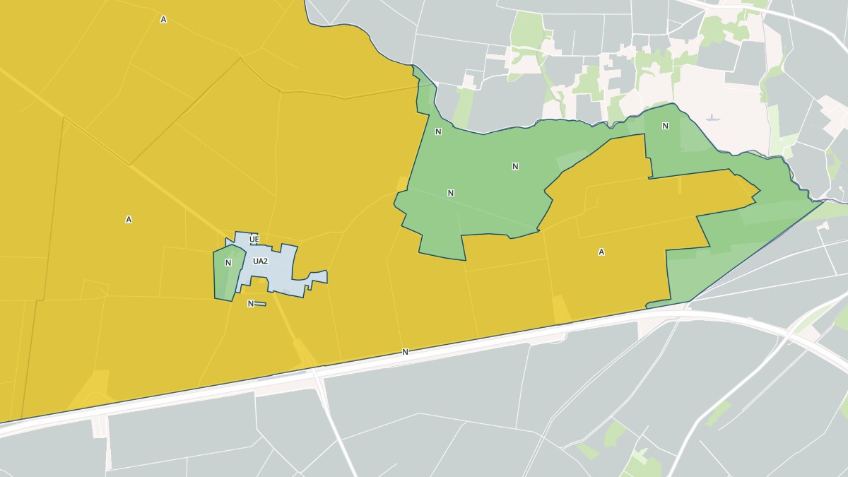 Aperçu cartographique de Bordeaux-en-Gâtinais, centré sur la commune