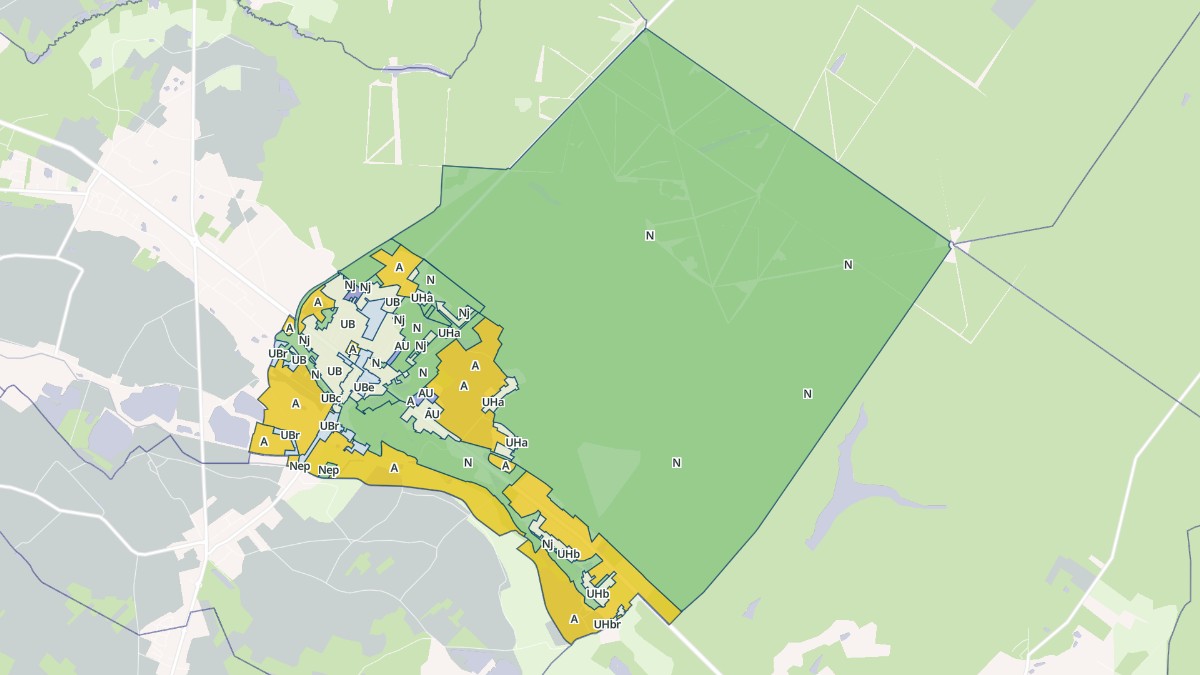 Aperçu cartographique de Les Bordes, centré sur la commune