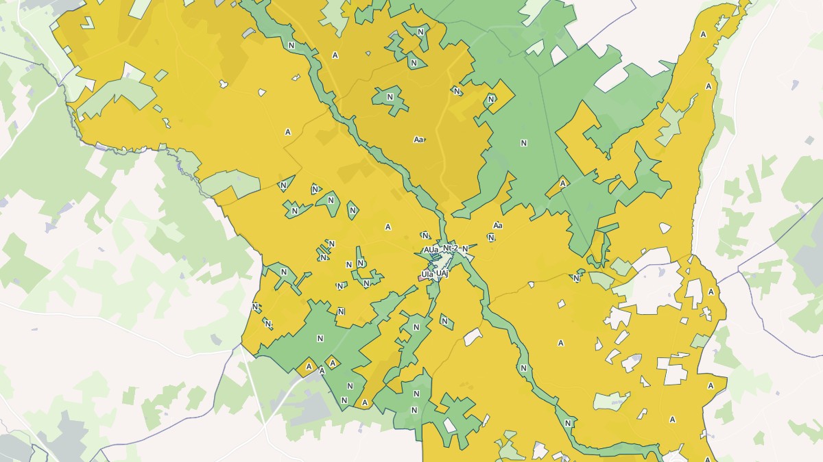 Aperçu cartographique de Cernoy-en-Berry, centré sur la commune