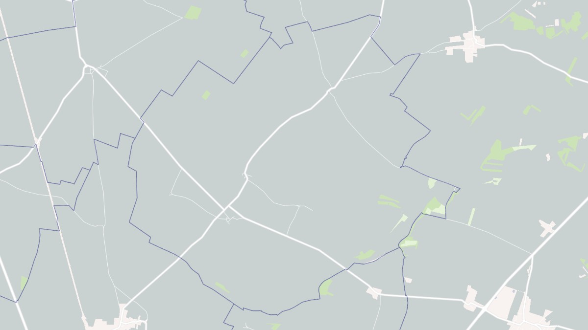 Aperçu cartographique de Césarville-Dossainville, centré sur la commune