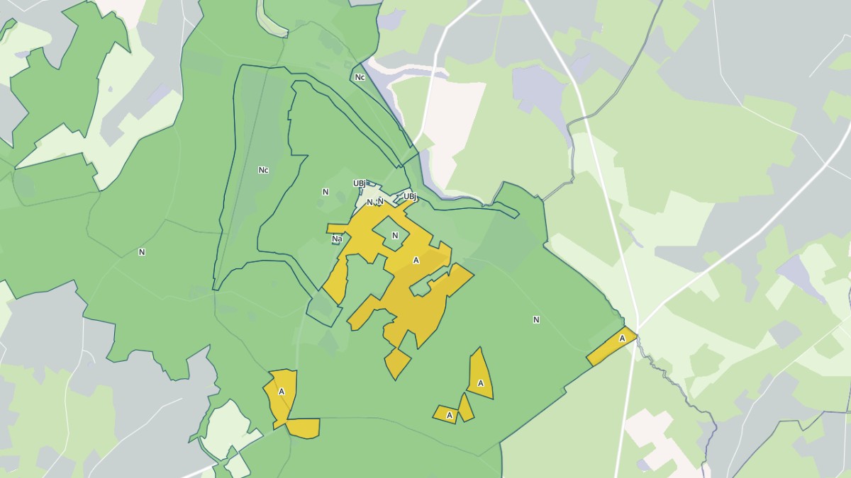 Aperçu cartographique de Champoulet, centré sur la commune