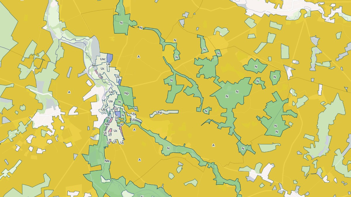 Aperçu cartographique de Châtillon-Coligny, centré sur la commune