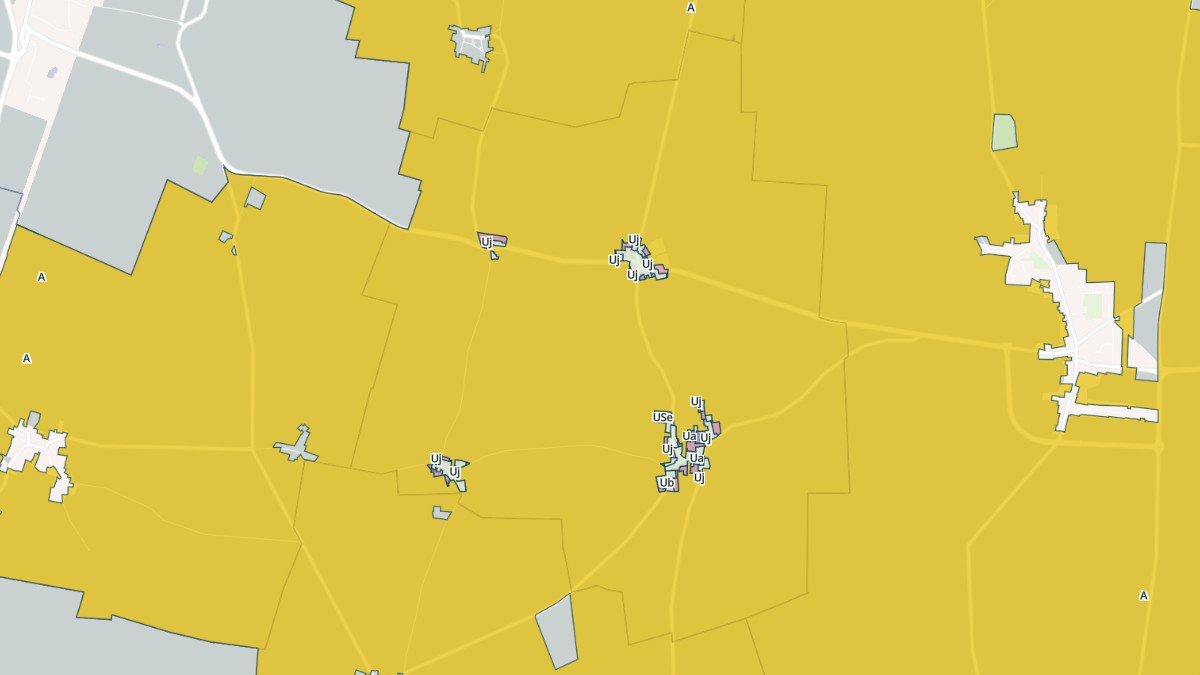 Aperçu cartographique de Chaussy, centré sur la commune