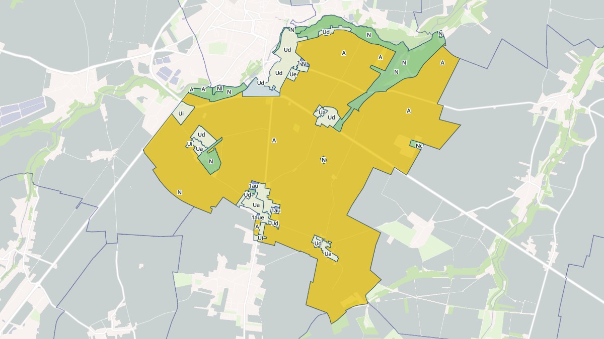 Aperçu cartographique de Dadonville, centré sur la commune