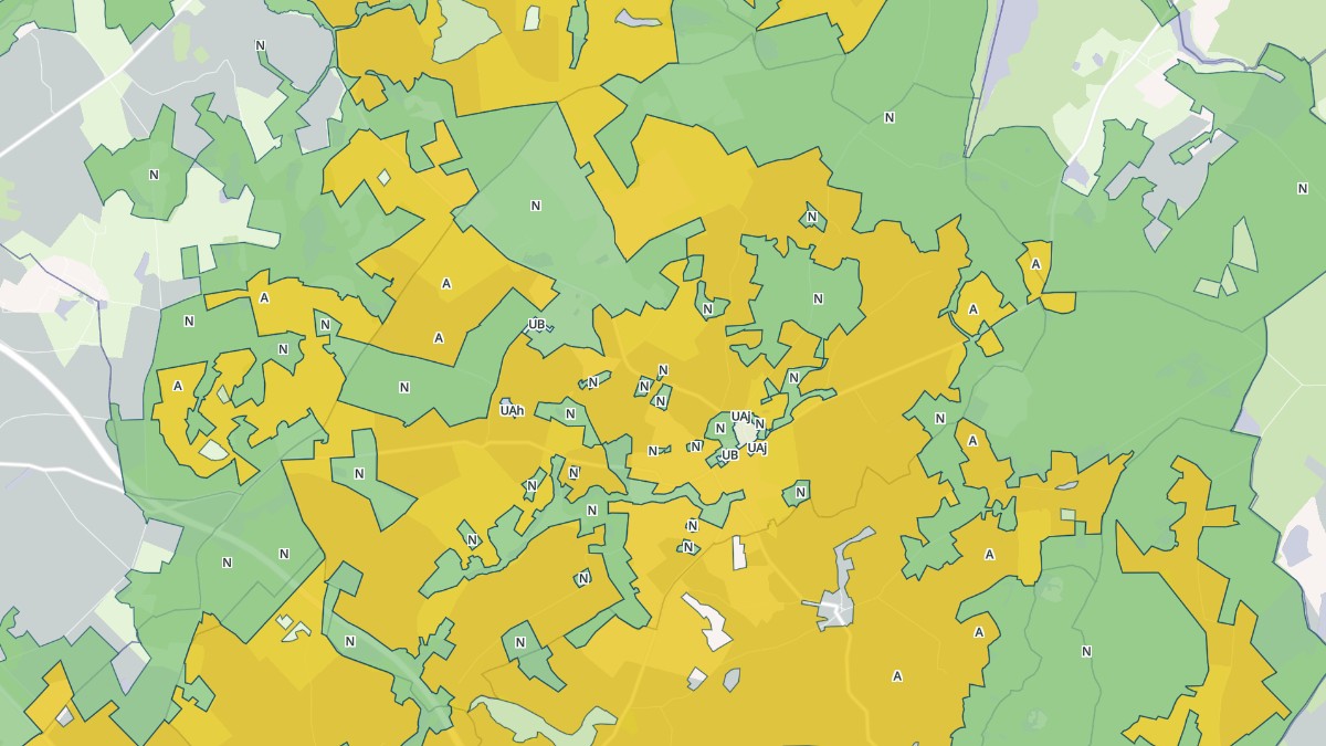 Aperçu cartographique de Dammarie-en-Puisaye, centré sur la commune