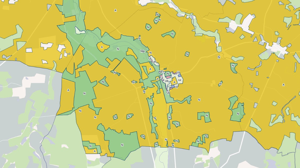 Aperçu cartographique de Dammarie-sur-Loing, centré sur la commune