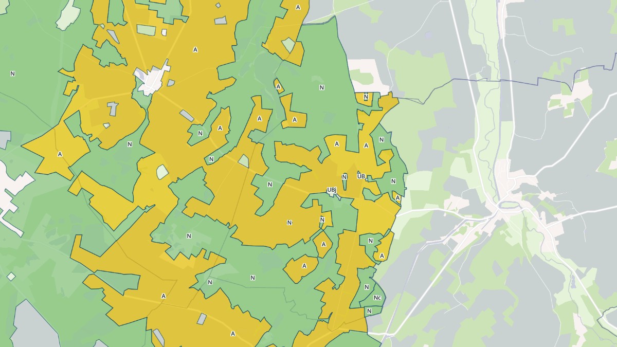 Aperçu cartographique de Feins-en-Gâtinais, centré sur la commune