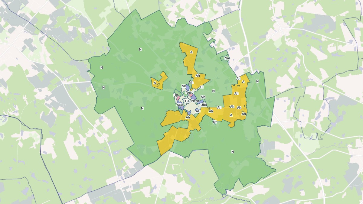 Aperçu cartographique de Jouy-le-Potier, centré sur la commune