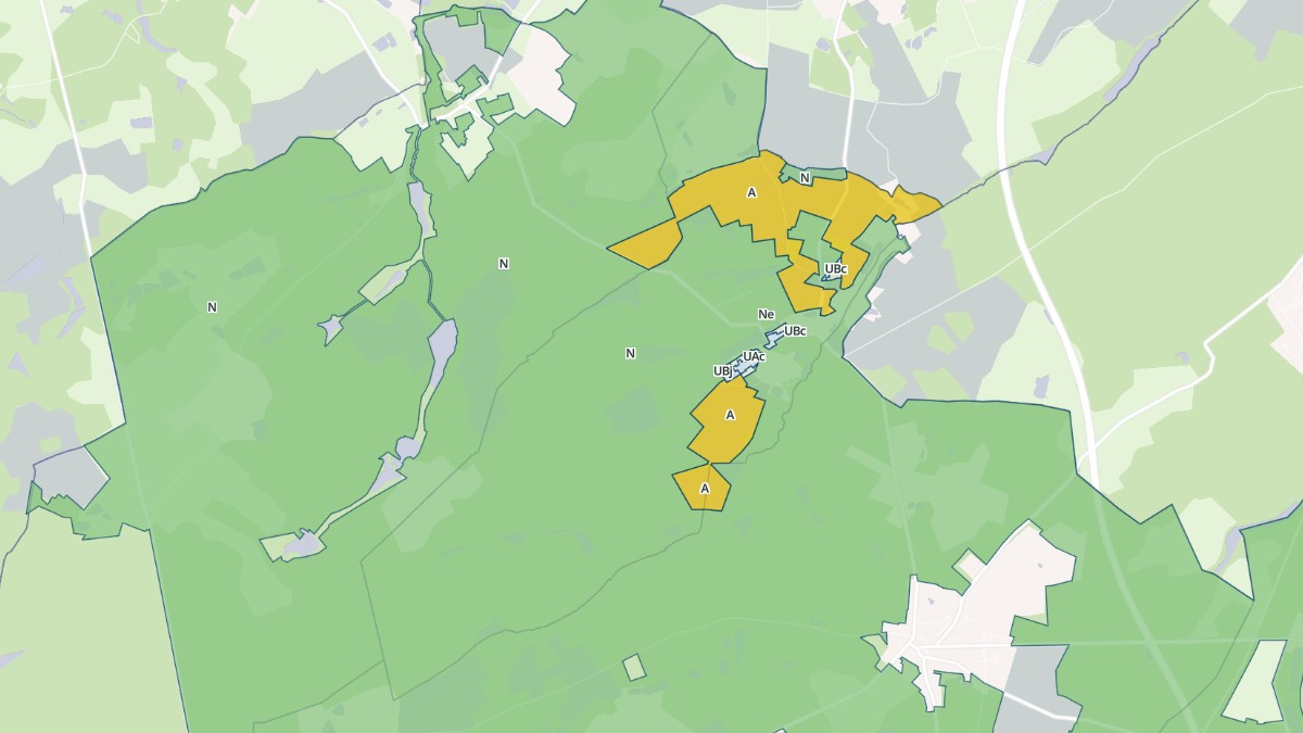 Aperçu cartographique de Langesse, centré sur la commune