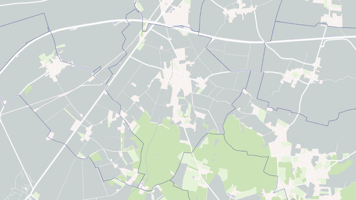 Aperçu cartographique de Mareau-aux-Bois, centré sur la commune