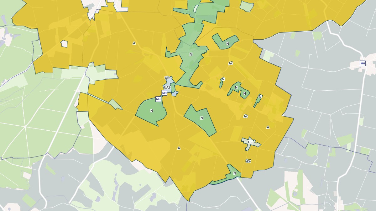 Aperçu cartographique de Montliard, centré sur la commune