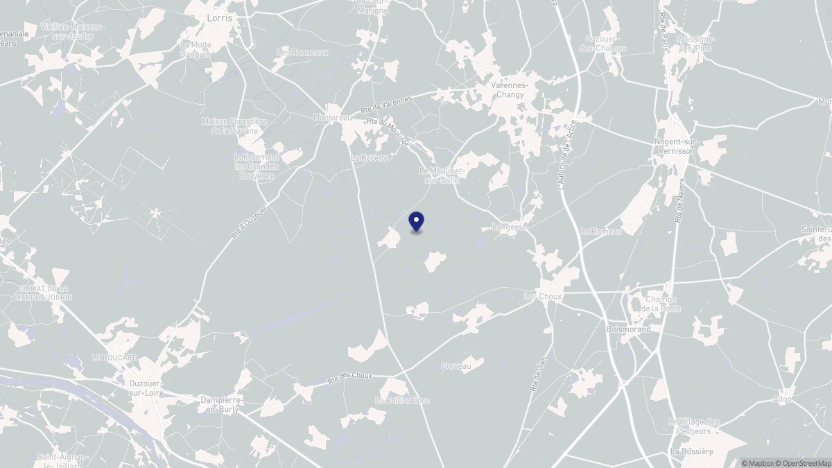 Aperçu cartographique de Le Moulinet-sur-Solin, centré sur la commune
