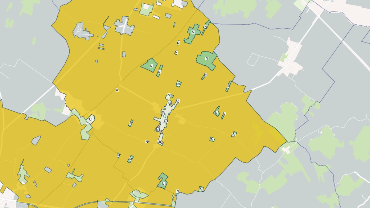 Aperçu cartographique de Moulon, centré sur la commune