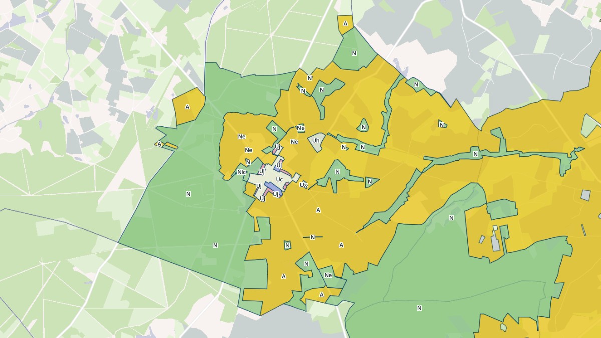 Aperçu cartographique de Nesploy, centré sur la commune