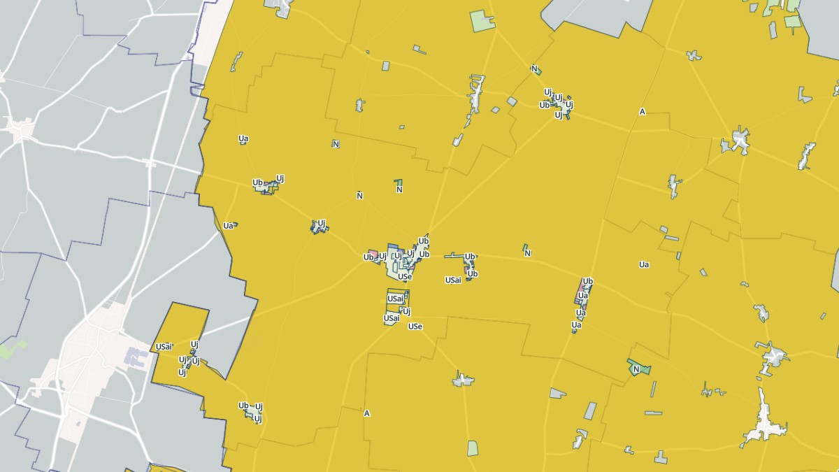 Aperçu cartographique de Outarville, centré sur la commune