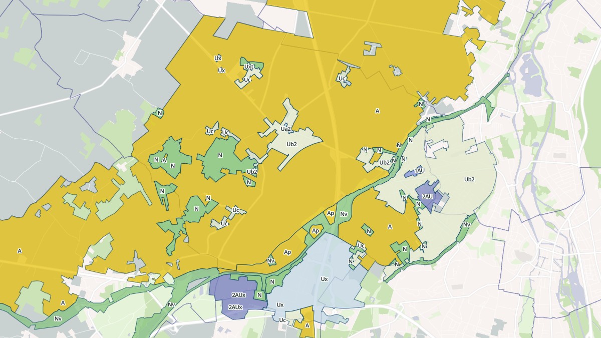 Aperçu cartographique de Pannes, centré sur la commune