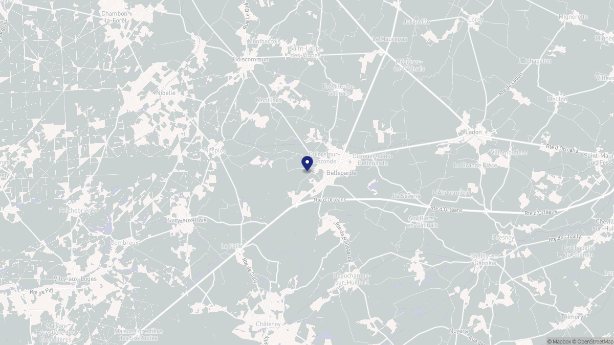 Aperçu cartographique de Quiers-sur-Bezonde, centré sur la commune