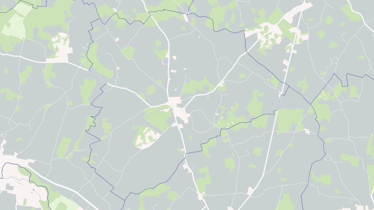 Aperçu cartographique de Saint-Firmin-des-Bois, centré sur la commune
