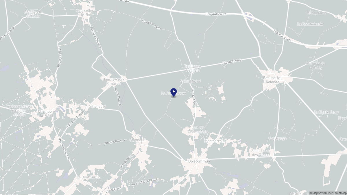Aperçu cartographique de Saint-Michel, centré sur la commune