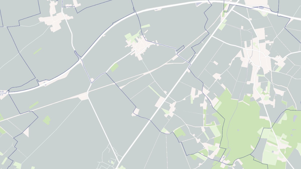Aperçu cartographique de Santeau, centré sur la commune