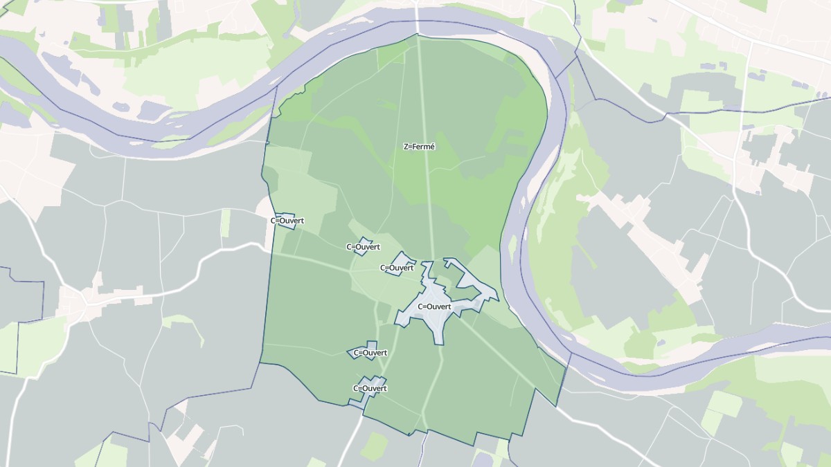 Aperçu cartographique de Sigloy, centré sur la commune