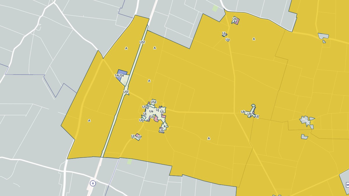 Aperçu cartographique de Tivernon, centré sur la commune