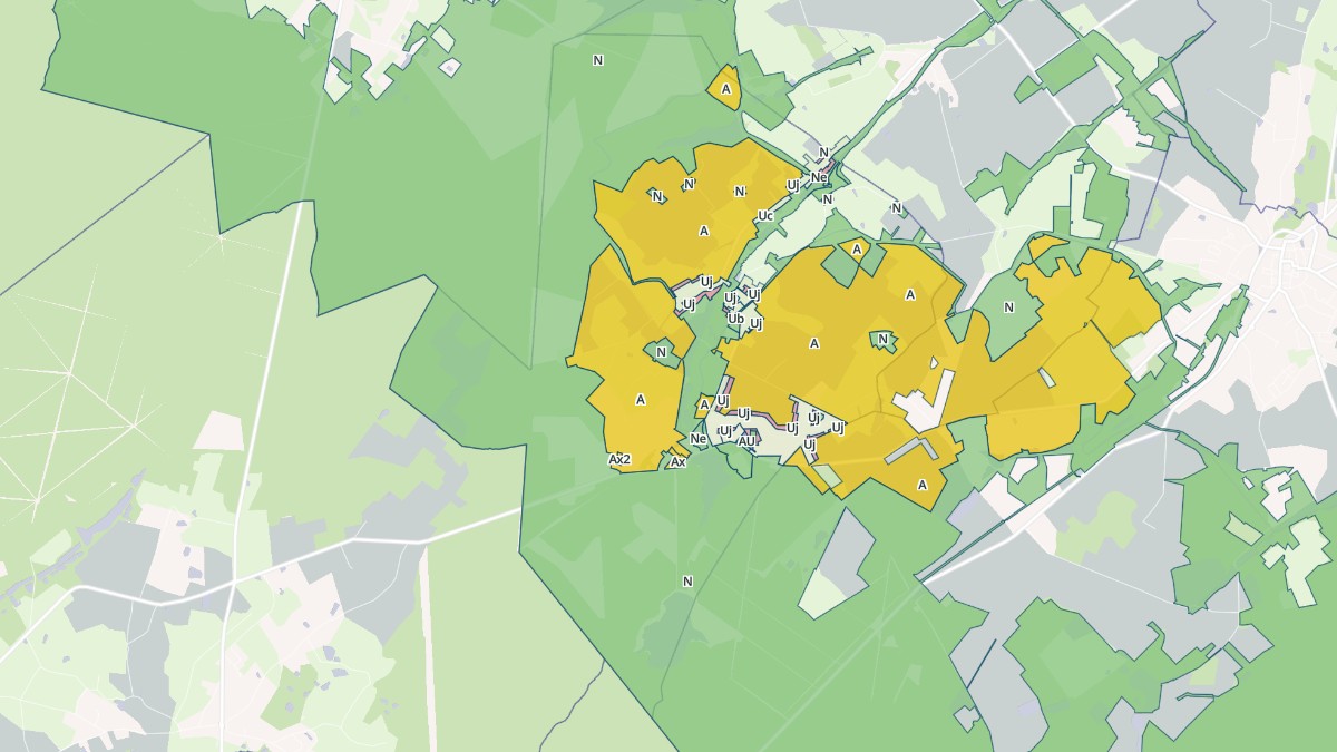 Aperçu cartographique de Vieilles-Maisons-sur-Joudry, centré sur la commune