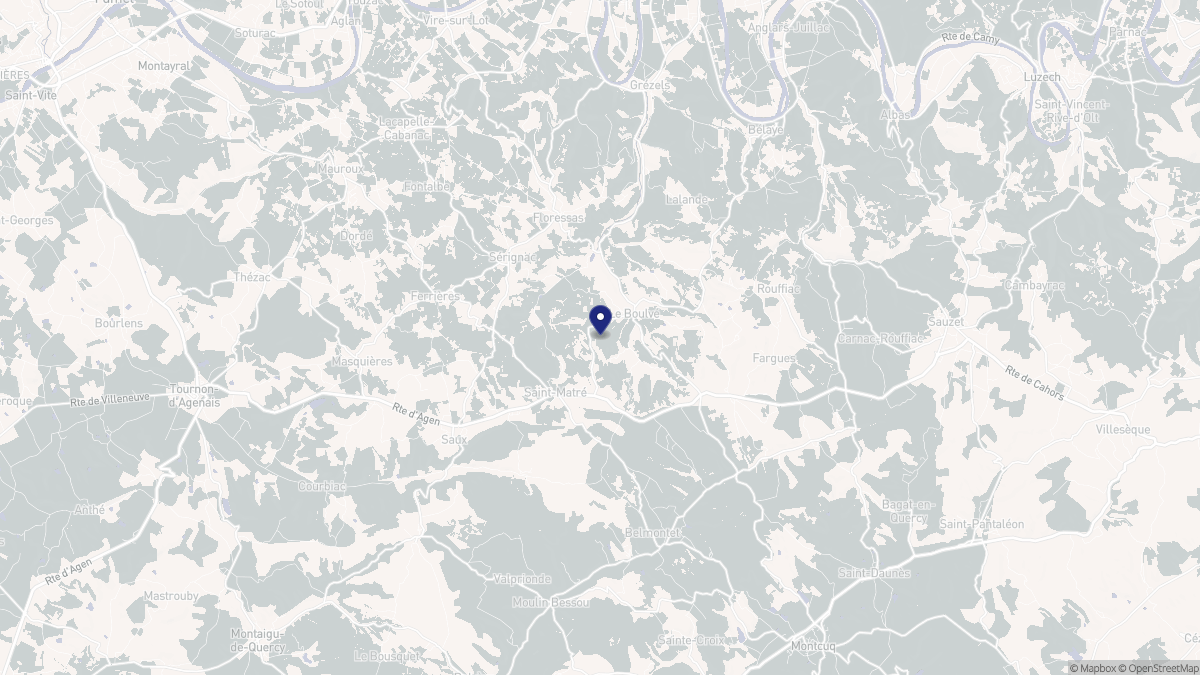 Aperçu cartographique de Porte-du-Quercy, centré sur la commune