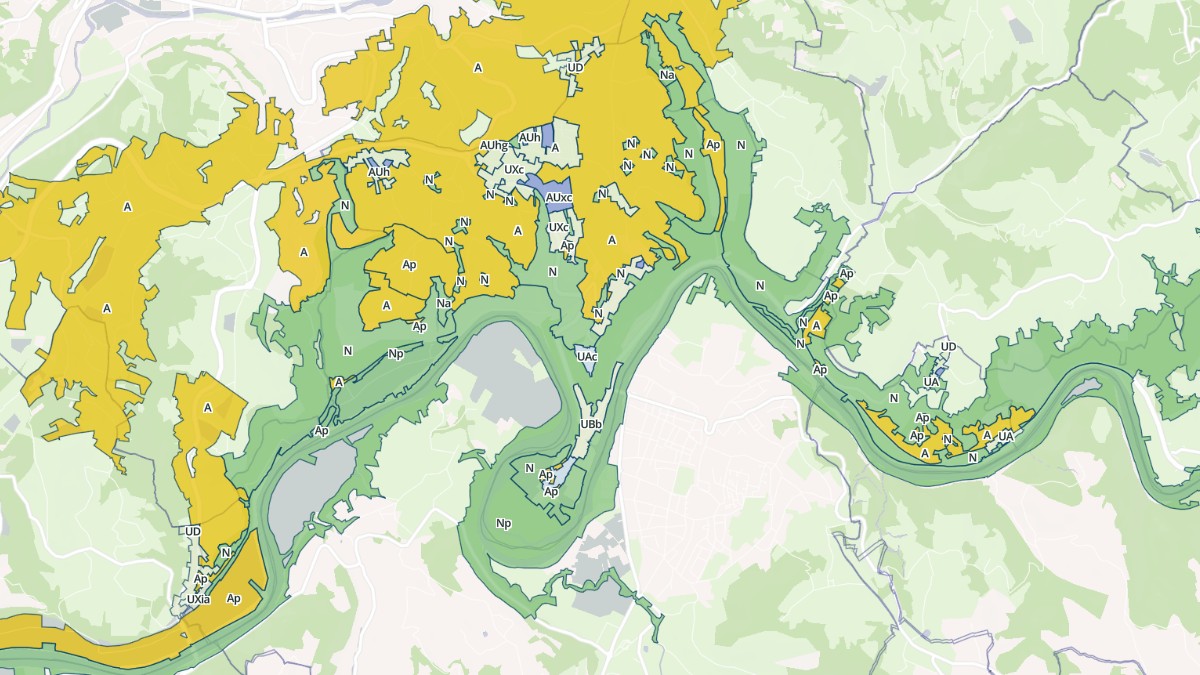 Aperçu cartographique de Capdenac, centré sur la commune