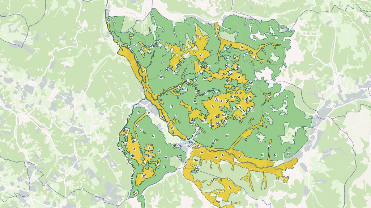 Aperçu cartographique de Concorès, centré sur la commune