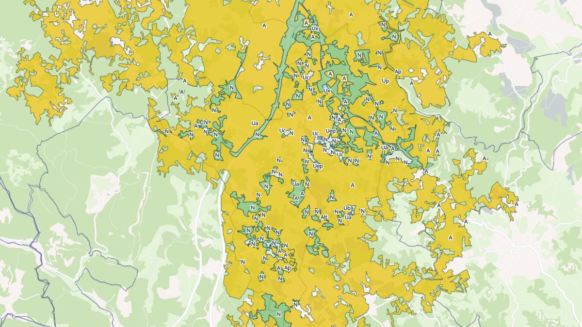Aperçu cartographique de Cuzance, centré sur la commune