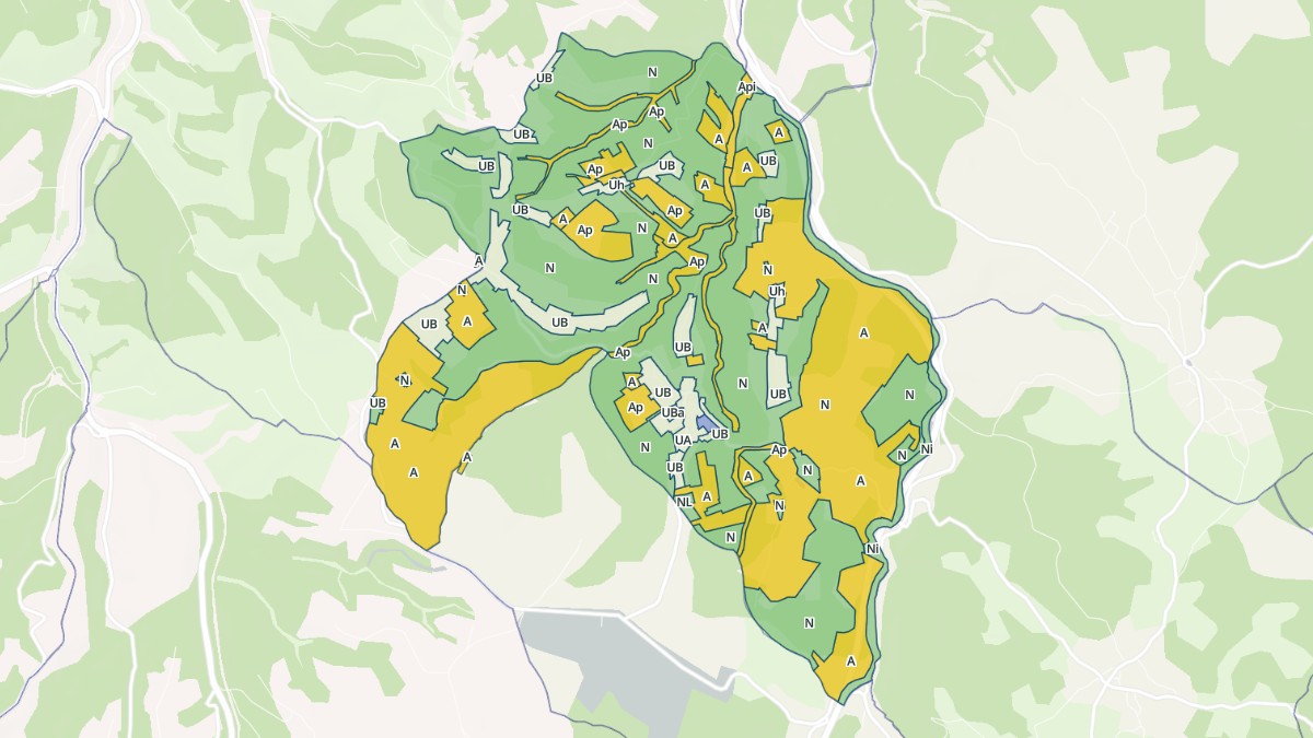 Aperçu cartographique de Flaujac-Poujols, centré sur la commune