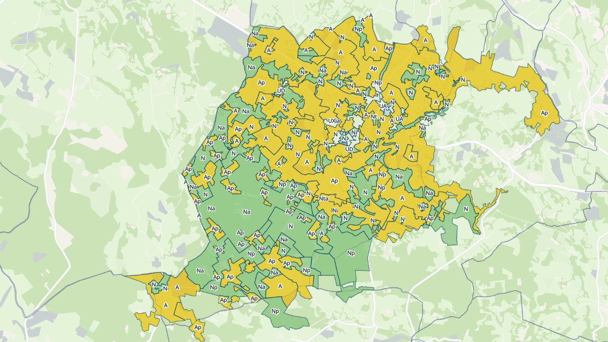 Aperçu cartographique de Issendolus, centré sur la commune