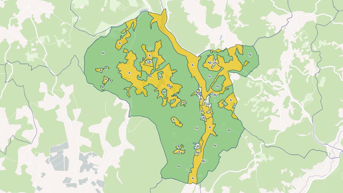 Aperçu cartographique de Les Junies, centré sur la commune
