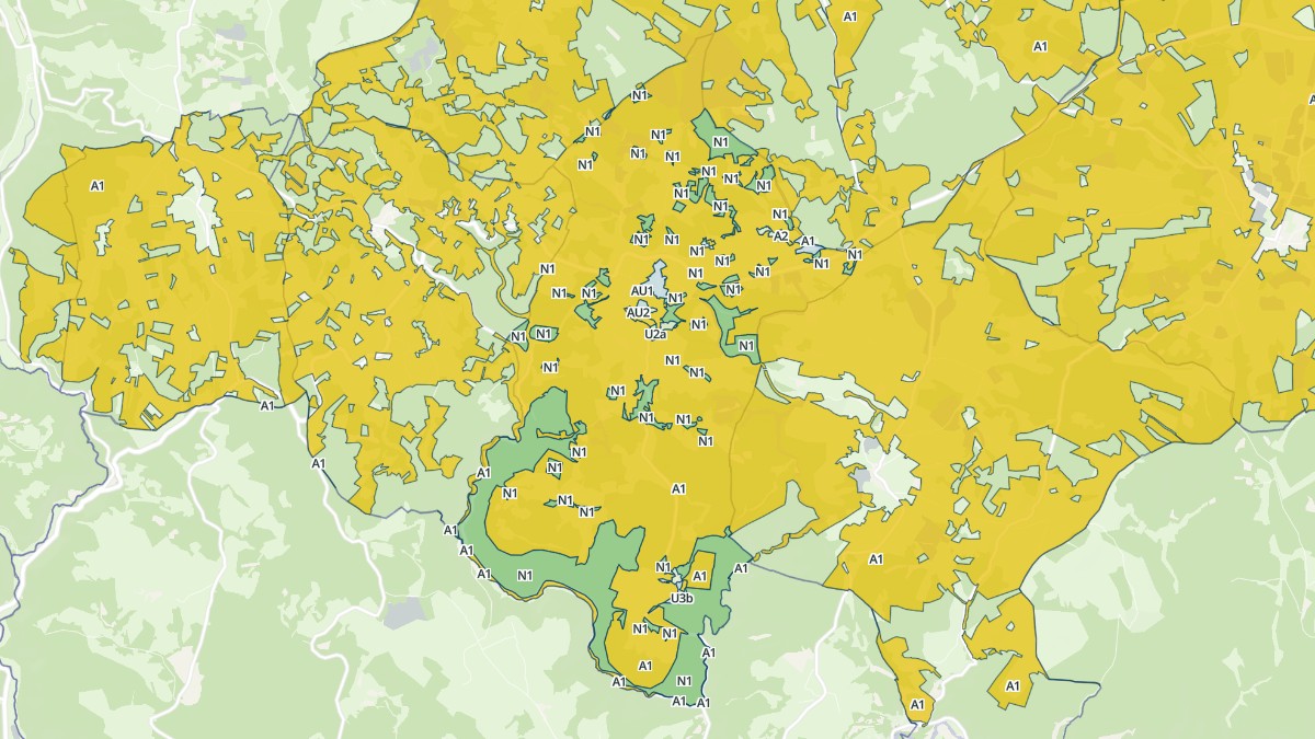 Aperçu cartographique de Lentillac-du-Causse, centré sur la commune