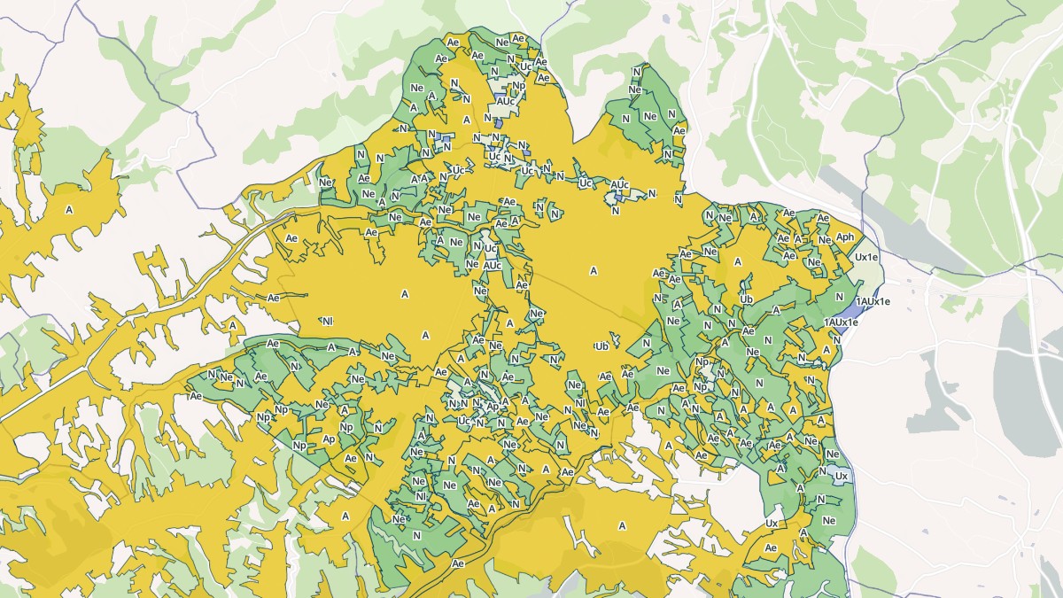 Aperçu cartographique de Pern-Lhospitalet, centré sur la commune