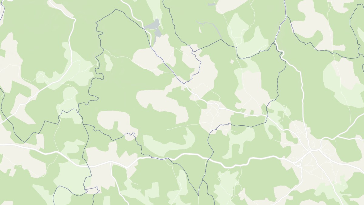 Aperçu cartographique de Lugagnac, centré sur la commune