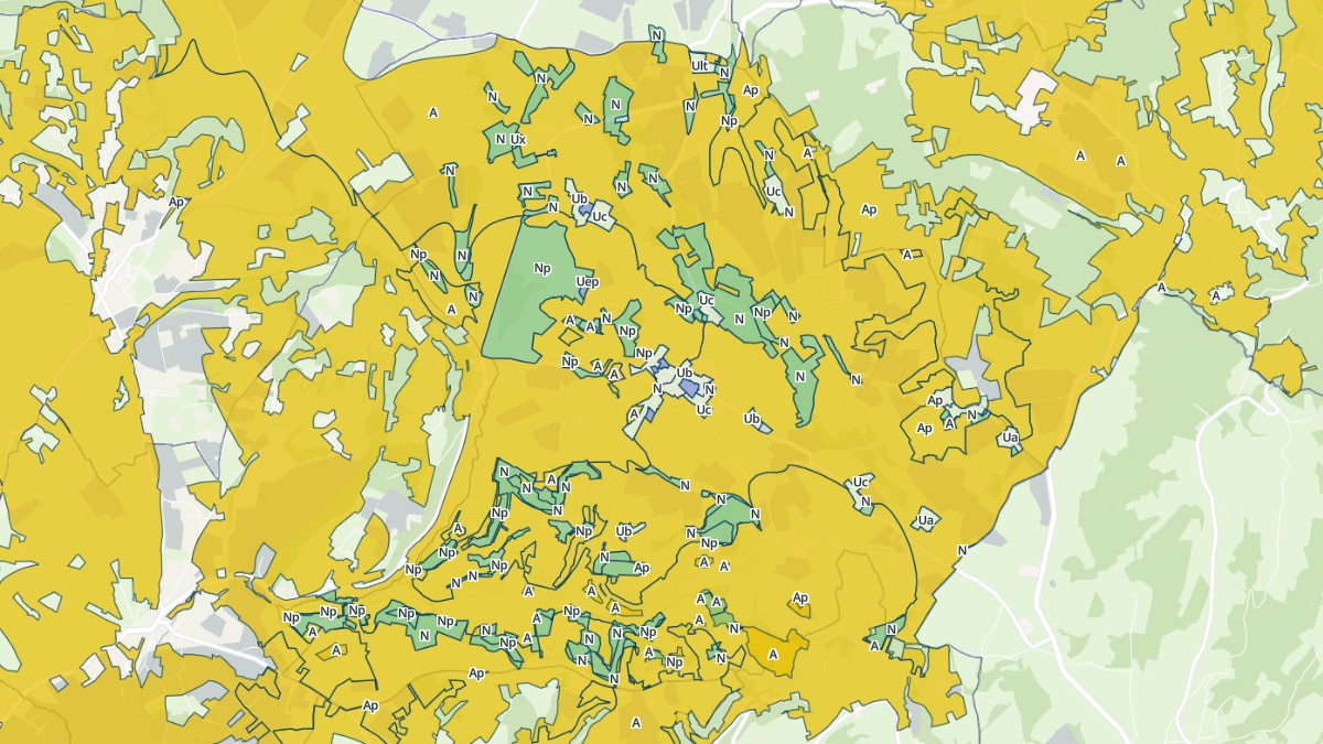 Aperçu cartographique de Mayrinhac-Lentour, centré sur la commune