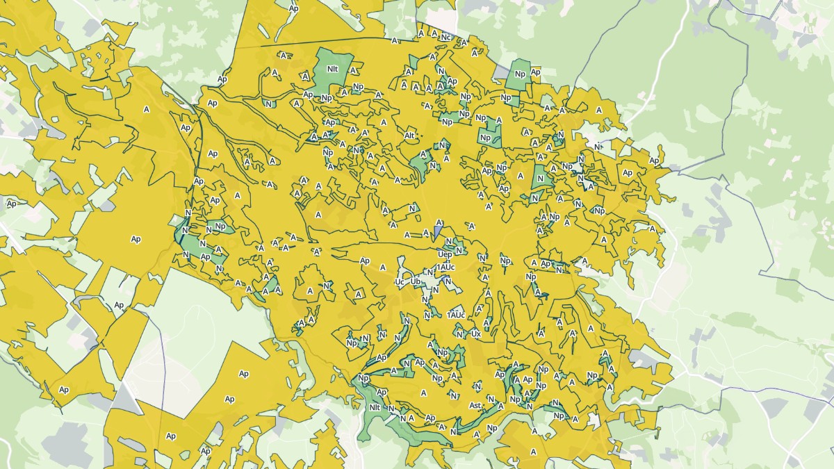 Aperçu cartographique de Miers, centré sur la commune