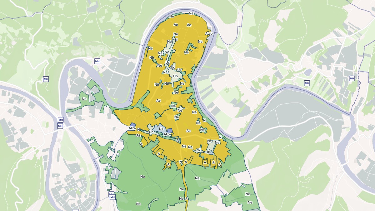 Aperçu cartographique de Parnac, centré sur la commune