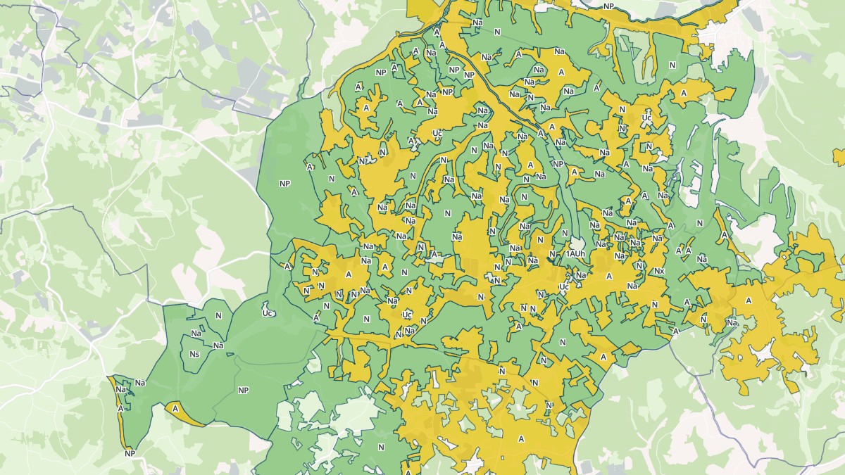Aperçu cartographique de Peyrilles, centré sur la commune