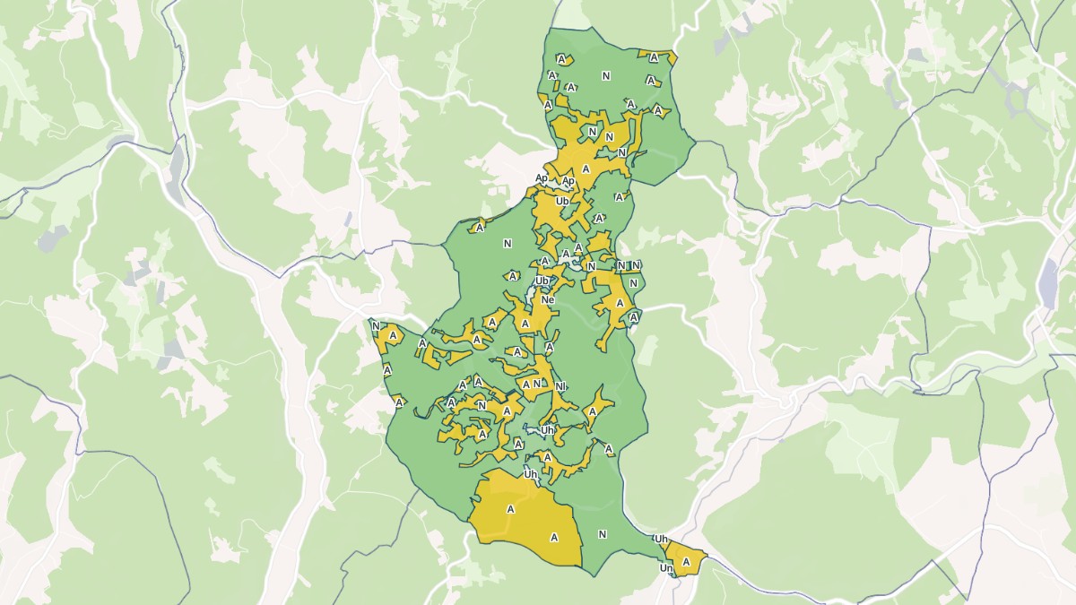 Aperçu cartographique de Pontcirq, centré sur la commune