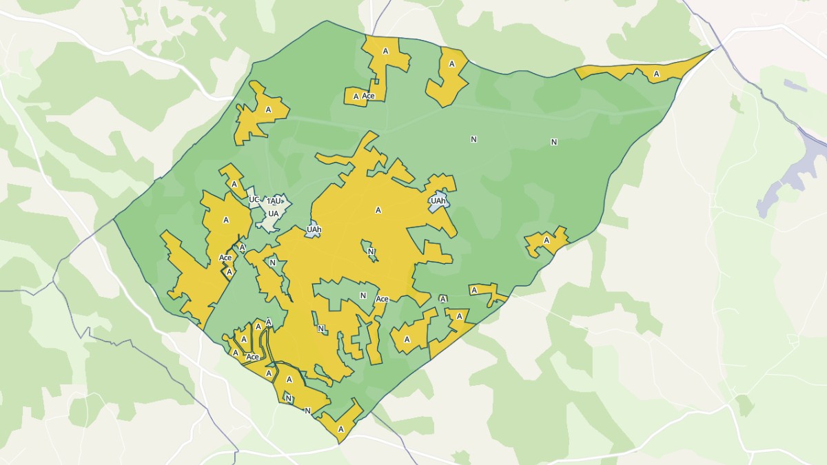 Aperçu cartographique de Promilhanes, centré sur la commune