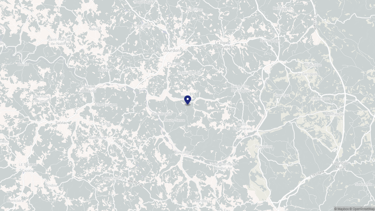 Aperçu cartographique de Saint-Clair, centré sur la commune